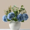 hydra_blue Faux Arrangement — Eucalyptus & Hydrangea