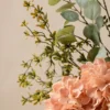 Eucalyptus & Apricot Hydrangea Faux Arrangement