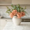 Eucalyptus & Apricot Hydrangea Faux Arrangement